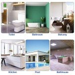 12 Rubber Floor Tiles for Bathroom 30.5 x 30.5 cm