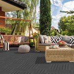 Goovilla Waterproof Interlocking Deck Tiles, 9 Pack