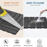 Goovilla Waterproof Interlocking Deck Tiles, 9 Pack