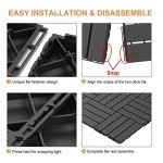 Goovilla Waterproof Interlocking Deck Tiles, 9 Pack