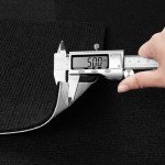 Decotalk Peel and Stick Black Carpet Tiles 12"x12