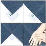 20 Pack Blue Carpet Floor Tiles - 20x20 Inch