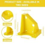 40PCS Yellow Flooring Spacers for Hardwood & Laminate