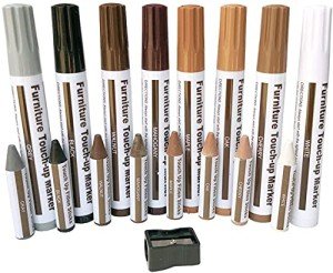 17-Piece Furniture Repair Kit with Wax Markers