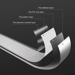 White-Washed Peel and Stick Vinyl Floor Tiles 12-Pack