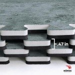 NÖRSK Reversible Faux Wood Foam Floor Tiles 4-Pack