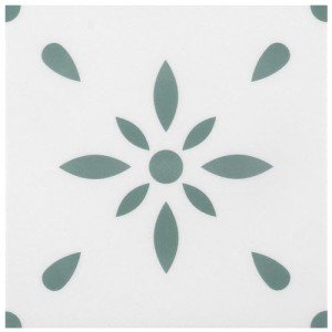 Peel & Stick Vinyl Floor Tiles - Light Green 10 Pack