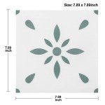 Peel & Stick Vinyl Floor Tiles - Light Green 10 Pack