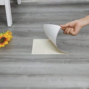 Natural Grey Peel and Stick Floor Tiles - 70 PCS