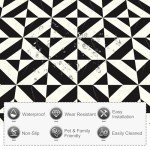 MORCART Waterproof Peel and Stick Floor Tiles - 20 PCS