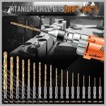 112-Piece Impact Drill Bit Set for Versatile Drilling