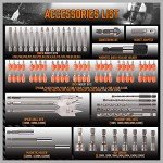 112-Piece Impact Drill Bit Set for Versatile Drilling