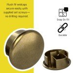 Black Walnut Handrail Kit with Antique Brass Brackets