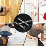 100 PCS #8x1 Stainless Steel Wood Screws Kit