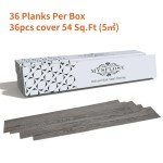 Mysflosy Waterproof Peel and Stick Vinyl Planks