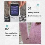 12-Piece Soft Shaggy Interlocking Carpet Tiles