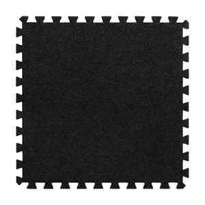 Eco-Soft Foam Floor Tiles - 24"x24", Black