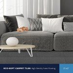 Eco-Soft Foam Floor Tiles - 24"x24", Black