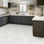 White Marble Peel and Stick Floor Tiles (10pcs)