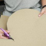 Peel and Stick Carpet Tiles - Khaki 24"x24