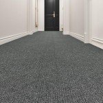 Peel and Stick Grey Carpet Tile Squares - 4 Pack