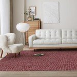 Removable Non-Adhesive Floor Tiles - Rose 16 Pack