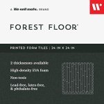 Wood Grain Foam Floor Mats, 48 Sq Ft