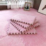 12-Pack Soft EVA Foam Interlocking Carpet Mats