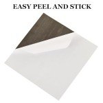 Peel and Stick Vinyl Flooring Tiles - Walnut Design