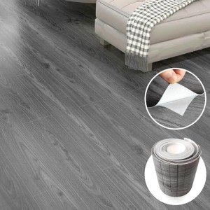 Waterproof Peel and Stick Wood Plank Vinyl Tiles