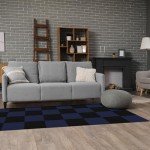 Peel and Stick Carpet Tiles - Black 12"x12