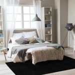 Peel and Stick Carpet Tiles - Black 12"x12