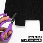 Peel and Stick Carpet Tiles - Black 12"x12