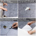 Homease Peel and Stick Vinyl Flooring Roll - Grey