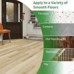 Self-Adhesive Vinyl Plank Flooring - 36 Pack