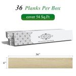 Self-Adhesive Vinyl Plank Flooring - 36 Pack