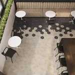 Luxury Vinyl Floor Tiles - Hexagon 25-Pack