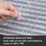 Indoor Non-Slip Stair Tread Mat, 28x9 cm, Gray