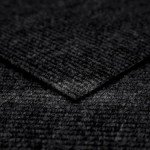 Black Peel and Stick Vinyl Carpet Floor Tiles - 4PCS