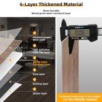 Vsmile Peel and Stick Vinyl Floor Tiles 5-Pack