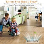 White Oak 4x12 Inch Floor Register Vents (2-Pack)