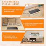 White Oak 4x12 Inch Floor Register Vents (2-Pack)