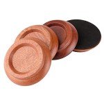 Sapeliwood Piano Caster Cups with Non-Slip Foam