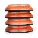 Sapeliwood Piano Caster Cups with Non-Slip Foam