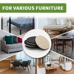 Felt Furniture Sliders for Hardwood Floors - 8 Pack