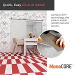 Sangria Luxury Vinyl Interlocking Flooring Tiles