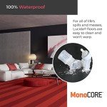 Sangria Luxury Vinyl Interlocking Flooring Tiles