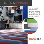 Sangria Luxury Vinyl Interlocking Flooring Tiles