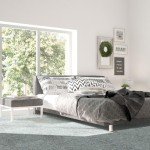 WAPANE Light Gray Peel and Stick Carpet Tiles
