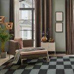 WAPANE Light Gray Peel and Stick Carpet Tiles